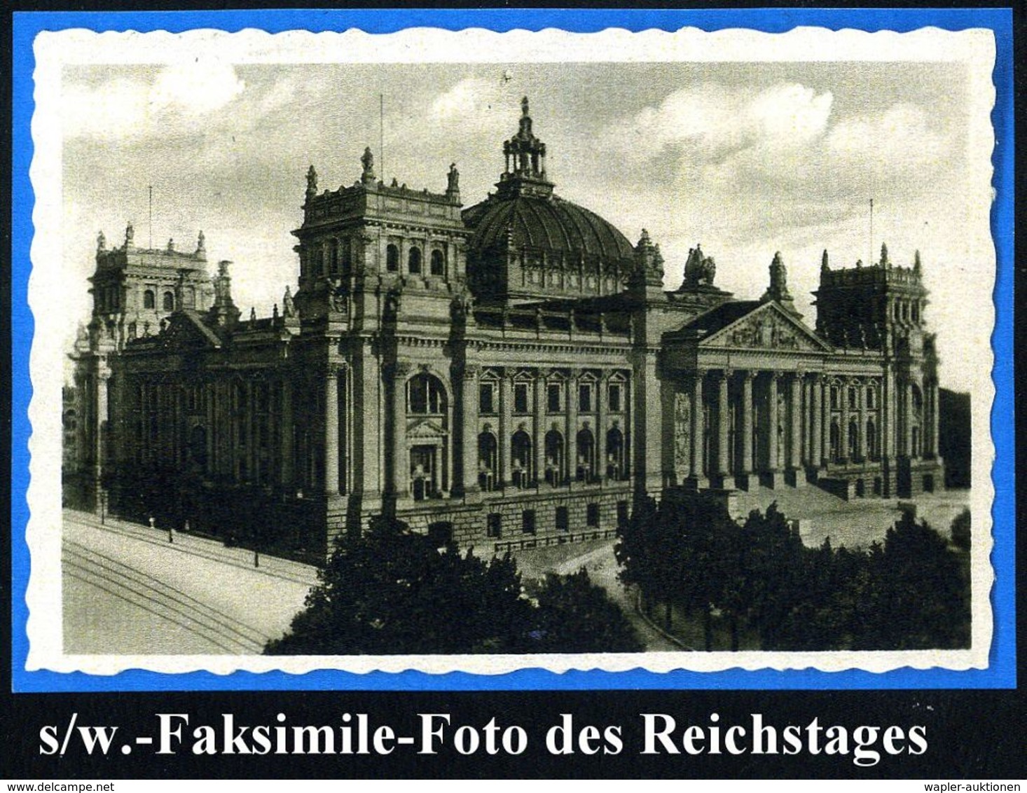 BERLIN NW/ D/  R E I C H S T A G 1933 (17.5.) 1K-Steg = Hauspostamt Parlament = Sehr Frühe Verwendung  N A C H  Dem Reic - Otros & Sin Clasificación