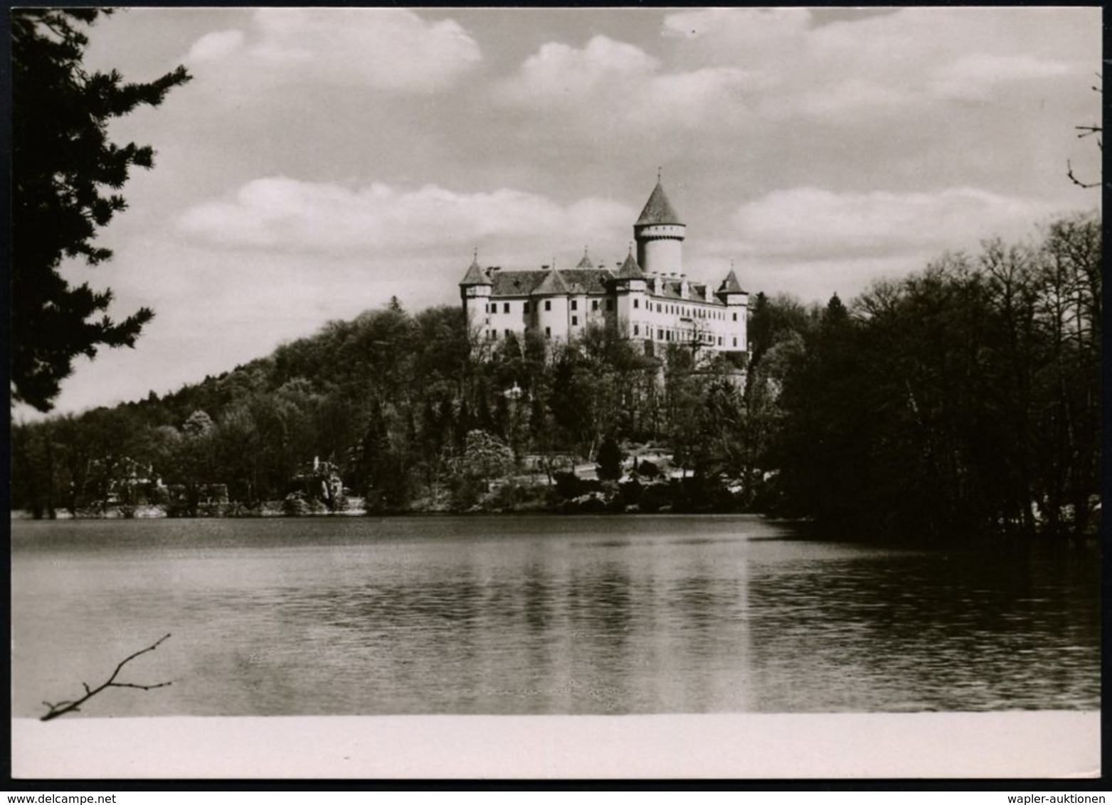 TSCHECHOSLOWAKEI 1952 1,50 Kc. BiP Gottwald, Braun: Burg Konopiste (14. Jhdt.) = Berühmte Sammlung St. Georg = Burg V. T - Autres & Non Classés