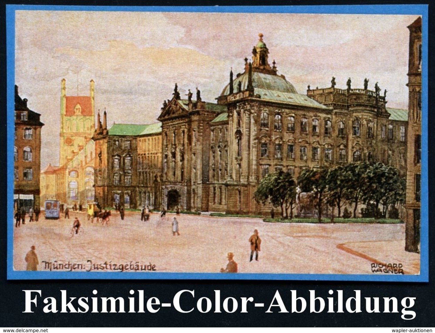 MÜNCHEN 35  J U S T I Z P A L A S T / B 1935 (6.4.) 2K-Steg = Hauspostamt Justizpalast + Viol. 1L: Frei Durch Ablösung R - Sonstige & Ohne Zuordnung