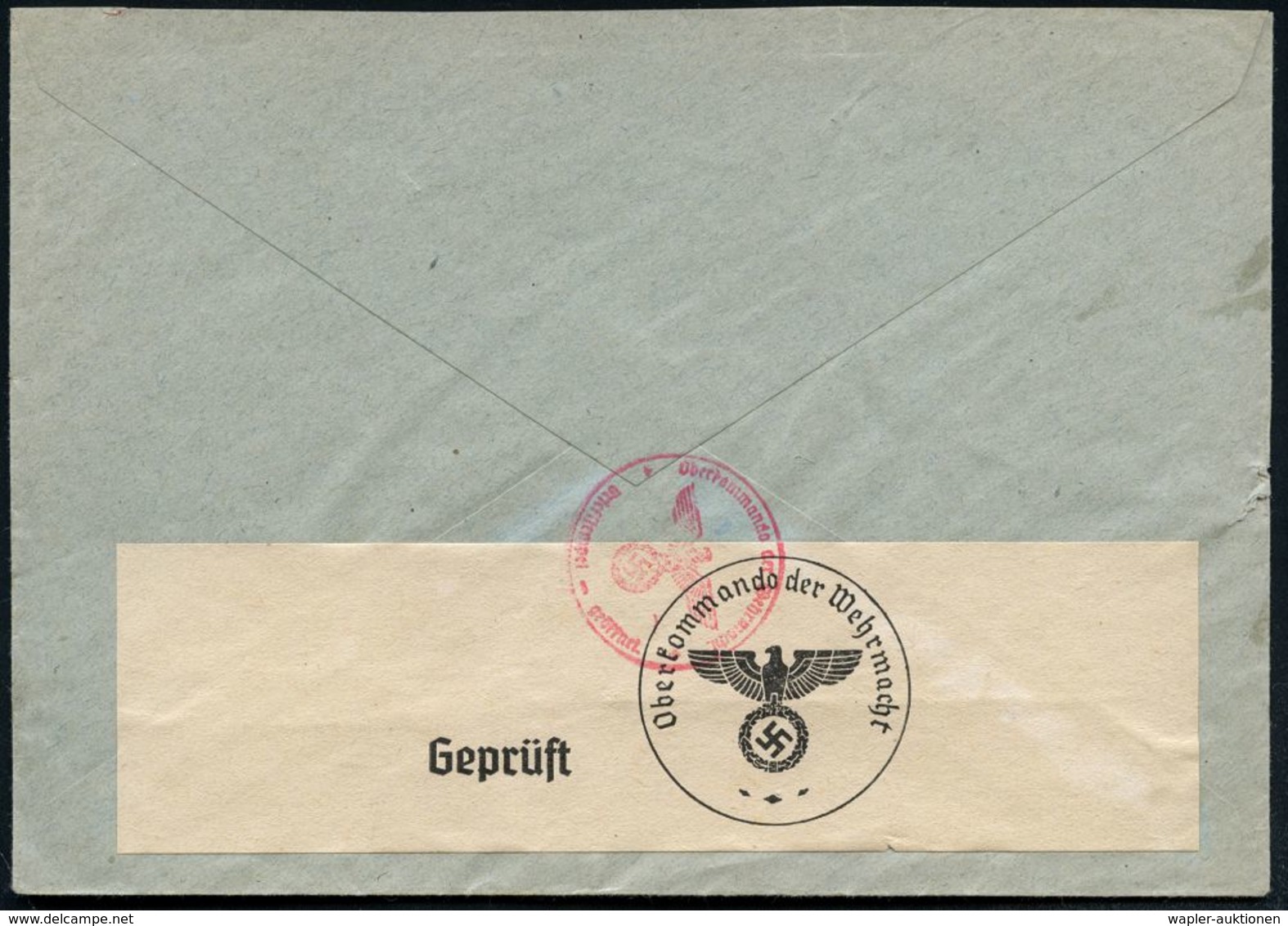 HENRIETTENHÜTTE/ WARSTEIN-/ HEEAG.. 1940 (1.6.) Seltener AFS 025 Pf. (Firmenlogo: Krone) Kriegsbedingt Etw. Schwach, Rs. - Autres & Non Classés