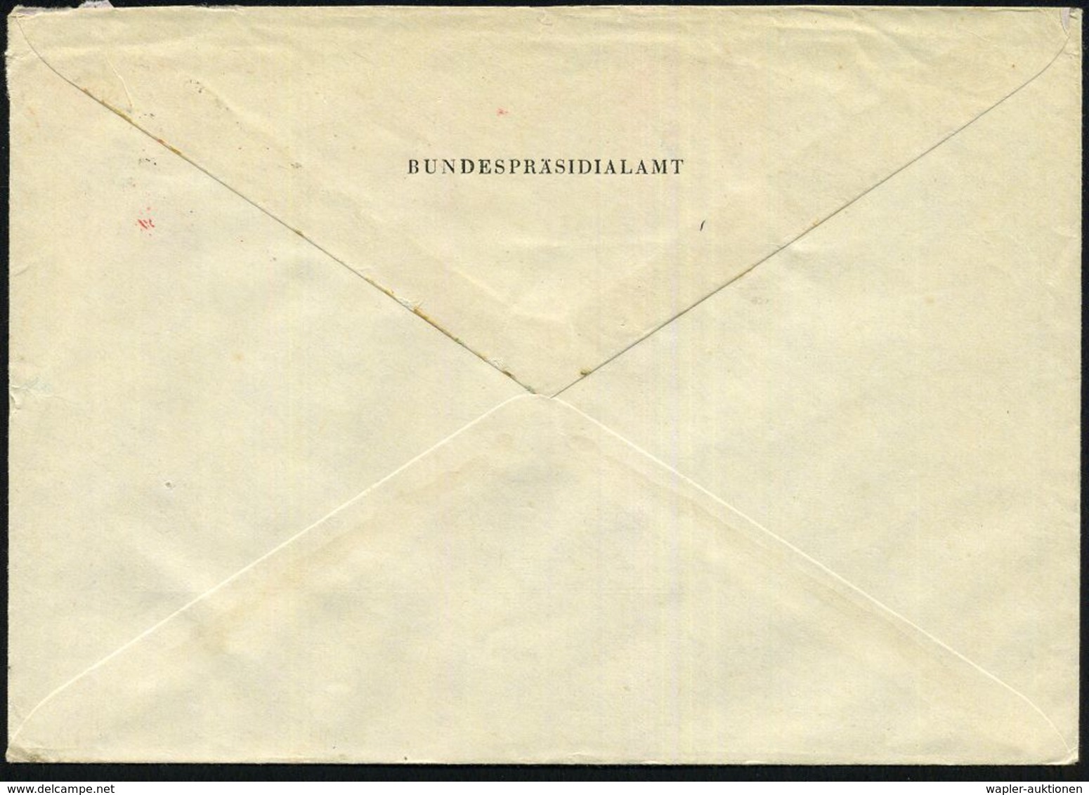 (22c) BONN 1/ Bundespräsidialamt/ (22 C) Bonn/ Kaiser-Friedrichstr.16 1951 (27.3.) AFS , Rs. Abs.-Vordr., Fern-Dienstbf. - Autres & Non Classés