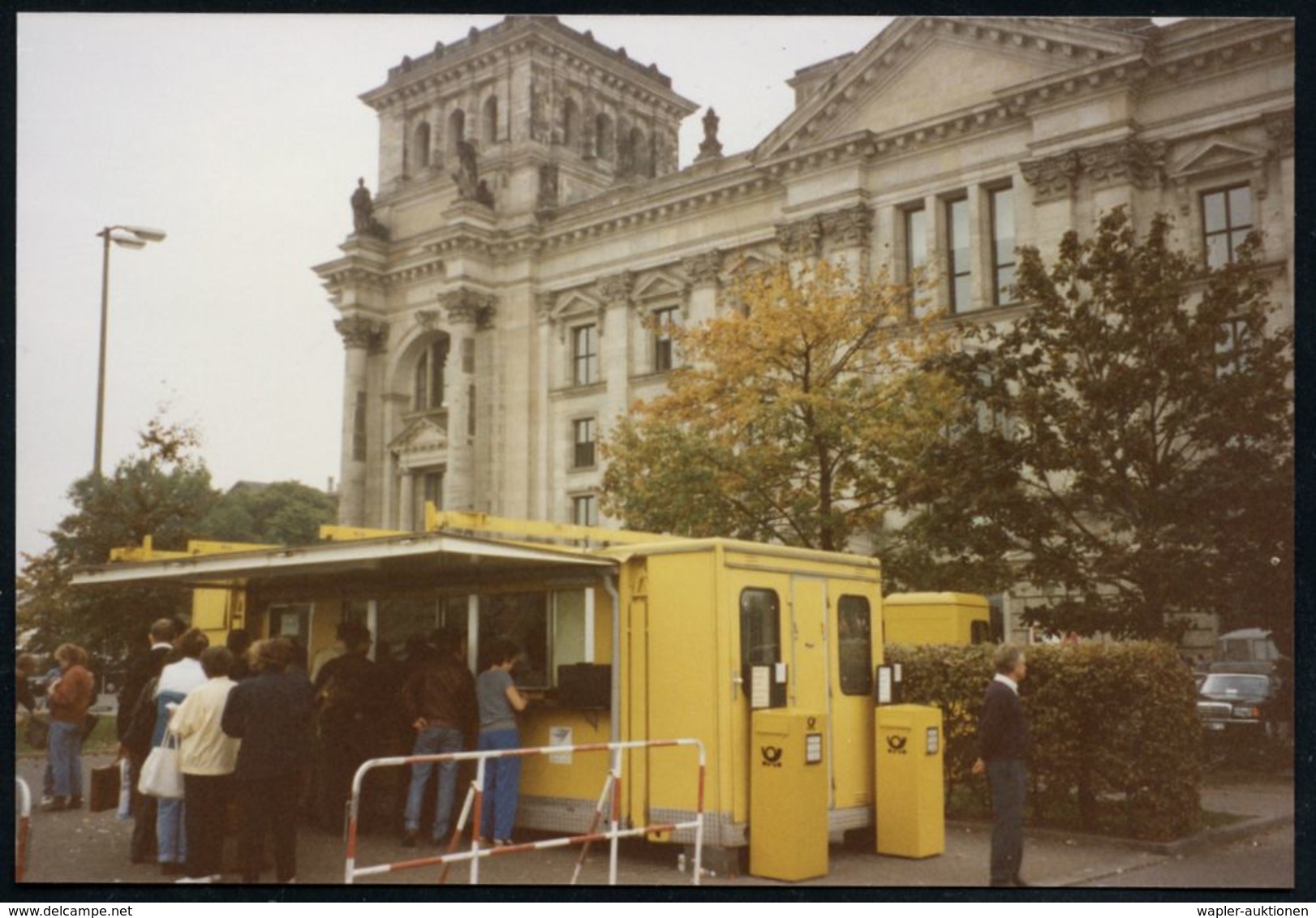 1000 BERLIN 12/ DEUTSCHE/ EINHEIT/ STAATSAKT IN BERLIN 1990 (3.10.) SSt = Reichstagspostamt + Mobiles Postamt Am Reichsa - Otros & Sin Clasificación