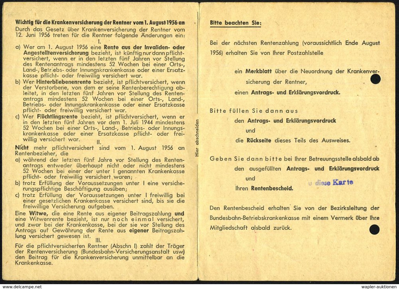 (17a) KARLSRUHE (BADEN)/ SICHER/ SCHNELL/ ZUVERLÄSSIG/ DEUTSCHE BUNDESBAHN 1956 (3.8.) AFS 007 Pf. = Dampflok Mit Tender - Treni