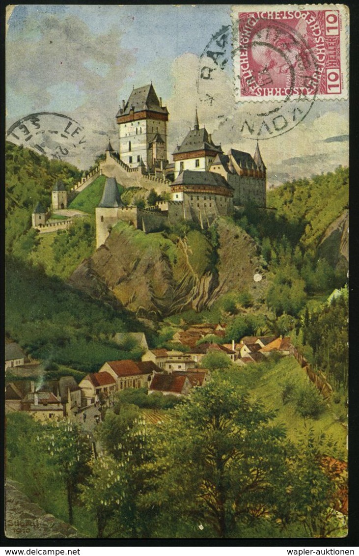 ÖSTERREICH 1911 (22.3.) Esperanto-Spendenmke 1 H. "Zamenhof" Grün Entwertet Mit Viol.Ra2: LUBNA (RAKOVNIK).. (= PSt.II)  - Esperanto