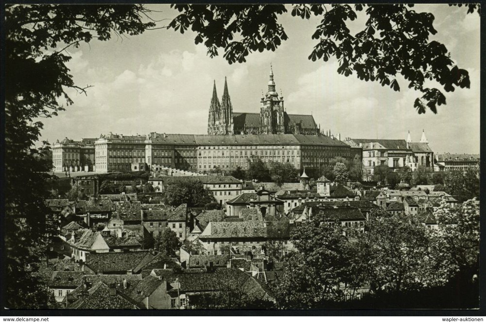 TSCHECHOSLOWAKEI 1950 (6.10.) 1,50 Kc. BiP Gottwald, Braun: PRAHA, St.Veits-Dom U. Prager Burg = Schauplatz Des I. U. II - Autres & Non Classés