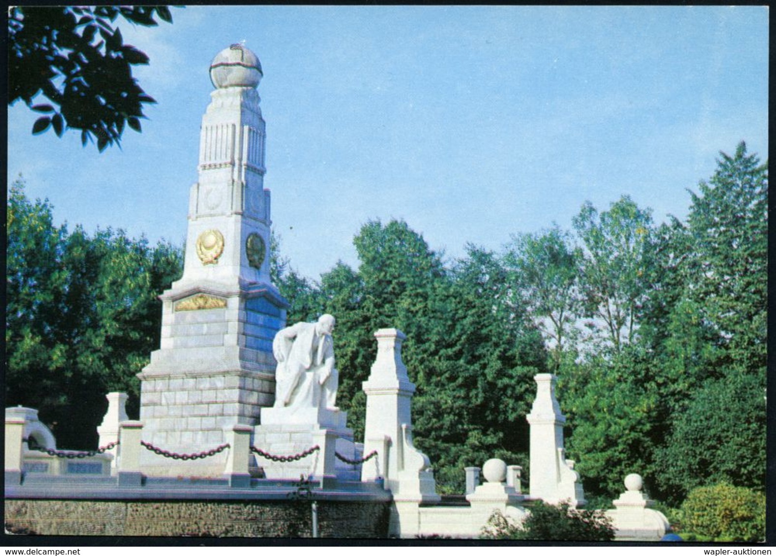 UdSSR 1978 4 Kop. Luft-BiP, Braunrot: Lenin-Monument In Ufa , Ungebr. - Olympische Sommerspiele 1936 Berlin / Olympic Su - Lenin
