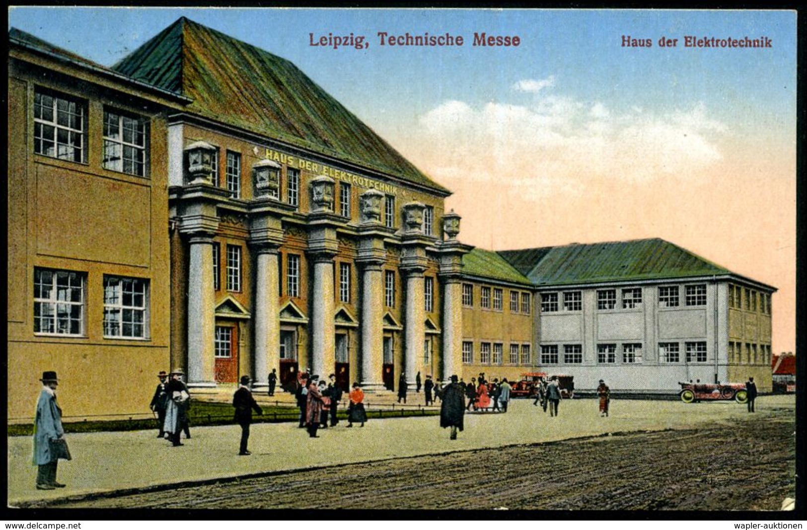 LEIPZIG/ Messe/ AUSSTELLUNGSPLATZ 1928 (11.3.) SSt Auf Messe-Color-Ak: Technische Messe (Haus Der Elektrotechnik) Bedarf - Non Classés