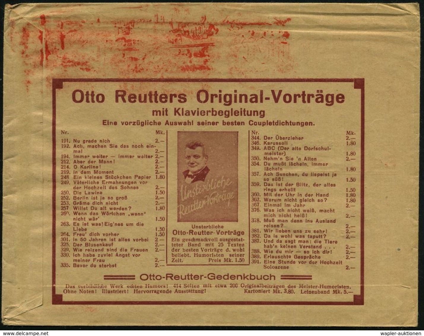 MÜHLHAUSEN (THÜR)1/ G.Danner/ Das Bekannte Haus Für/ Vereins-u.Festbedarf 1939 (3.1.) AFS (etw. über-färbt) Reklame-Bf.: - Carnaval