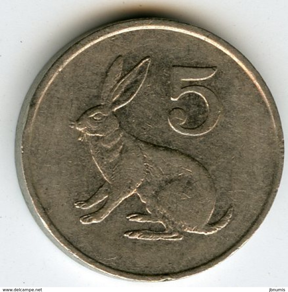 Zimbabwe 5 Cents 1991 KM 2 - Zimbabwe