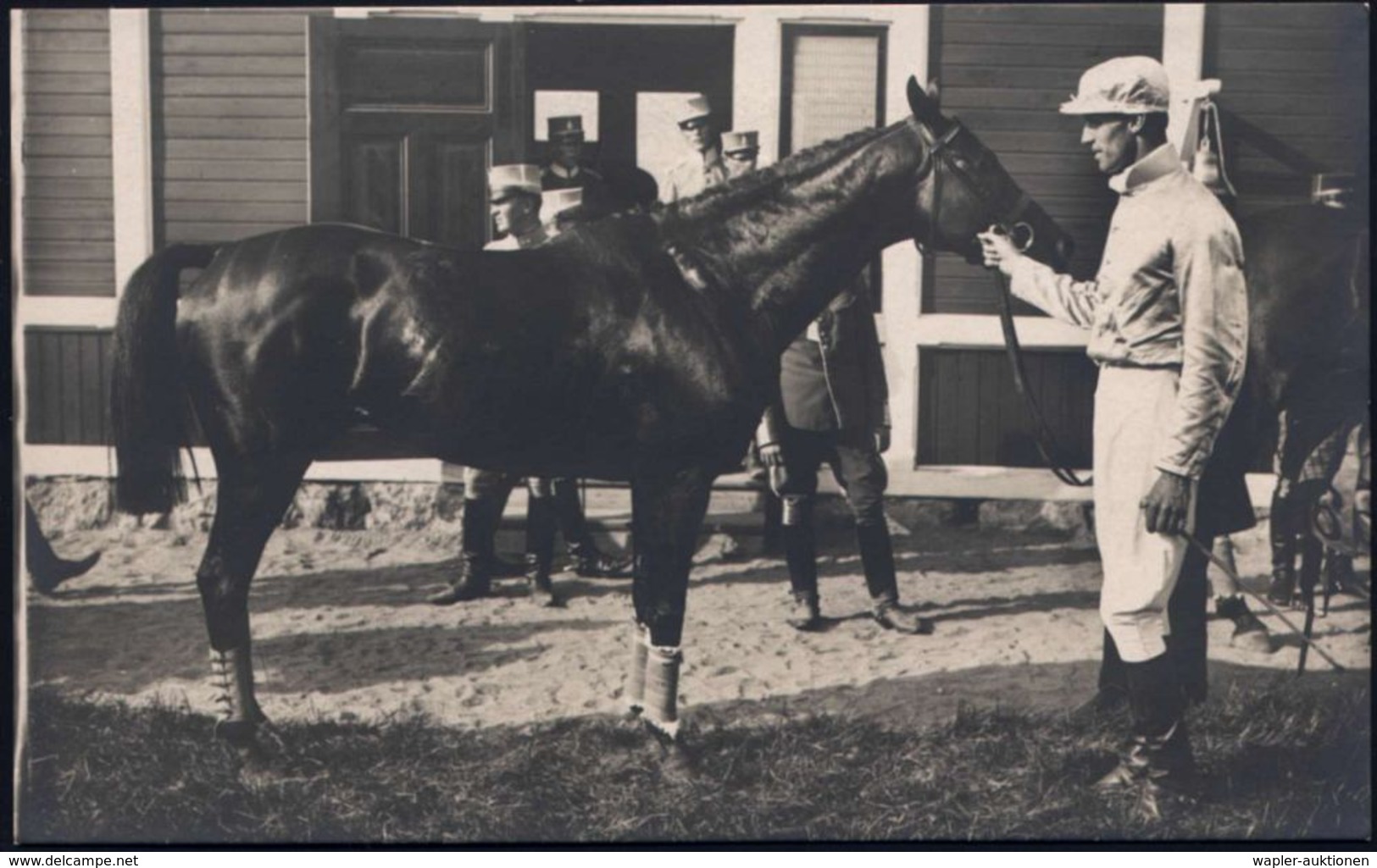 SCHWEDEN 1912 Amtl. Olympia-Ak. Nr.252: Ltn. König, Sweden, With Roderik, Winner Of "The Golden Horse", Ungebr. (Granber - Ete 1912: Stockholm