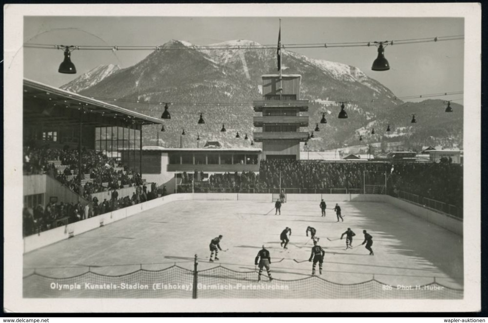 GARMISCH-PARTENKIRCHEN/ IV.Olymp.Winterspiele 1936 (14.2.) Hand-SSt. Auf Luftpost-Frankatur "Adler" Etc. (Mi.+ 43.- EUR) - Ete 1936: Berlin