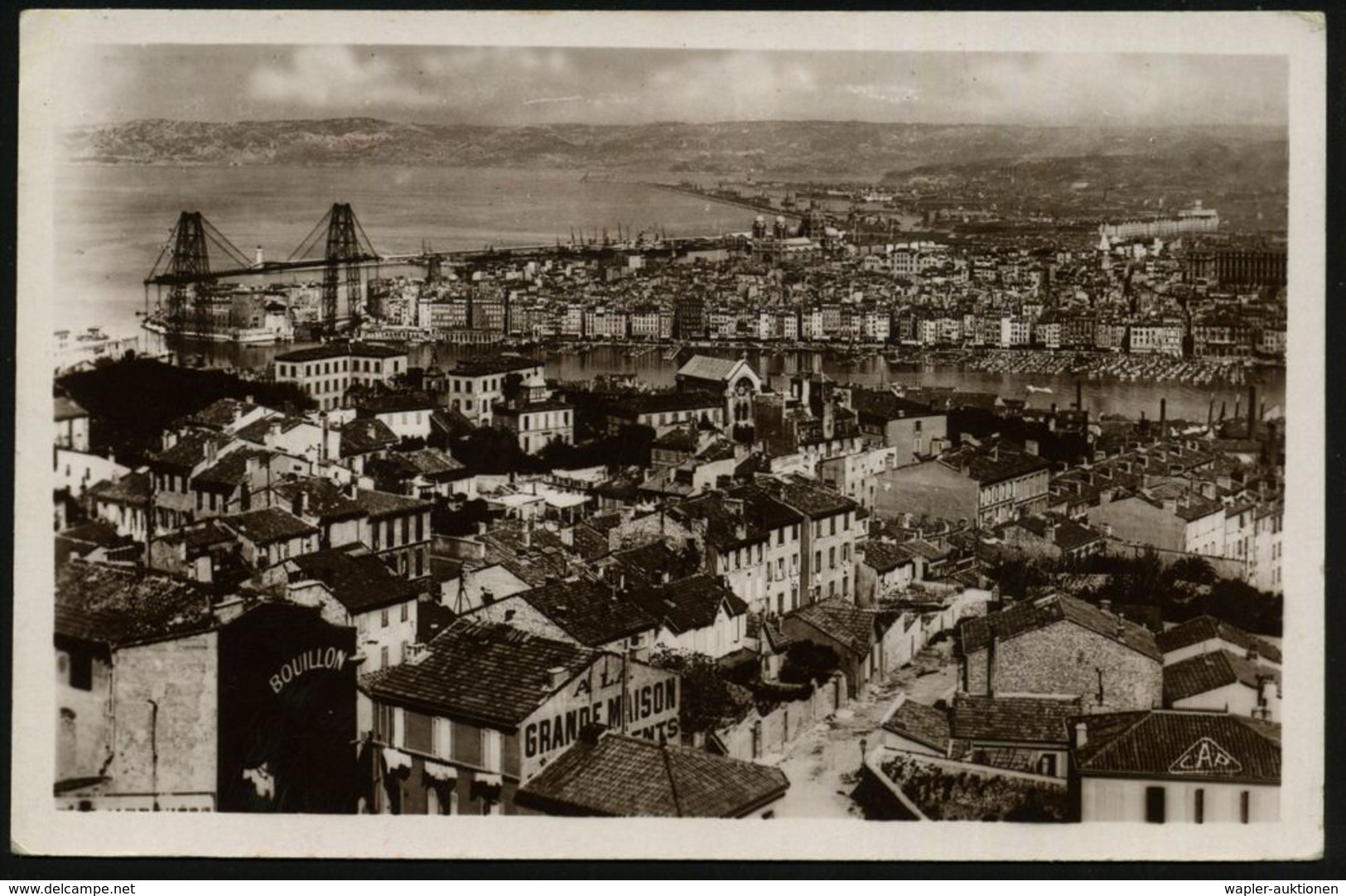 FRANKREICH 1932 (25.11.) AFS.: MARSEILLE-SAINT FERREOL/B 0069/WILLIAM CARR COURTIER/MARITIME/MARSEILLE - HAMBOURG DIRECT - Maritime