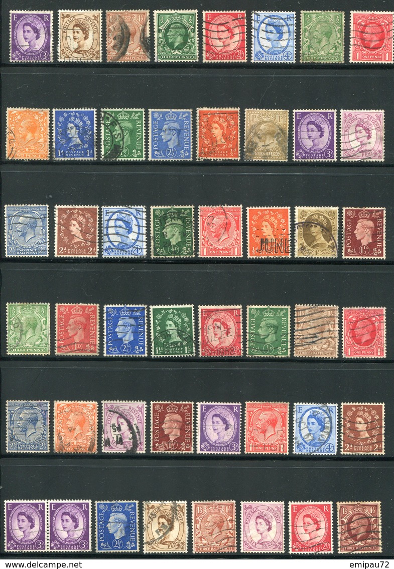 GRANDE BRETAGNE- Lot De Timbres Oblitérés - Collections