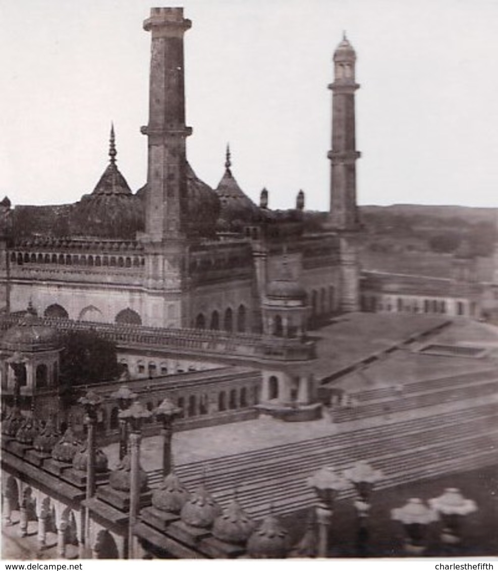 RARE ! OESTLICHER CENTRAL HIMALAYA - LUCKNOW - IMAMBARA MOSCHEE MOSQUE MOSQUEE - SIKHIM - Photos Stéréoscopiques