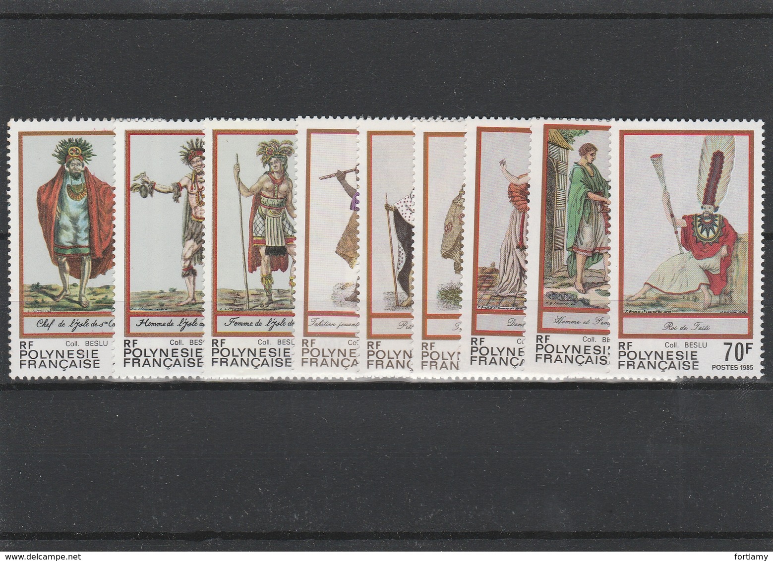 LOT 1478 POLYNESIE FRANCAISE N°202-203-204-216-217-218-238-239-240 ** - Neufs