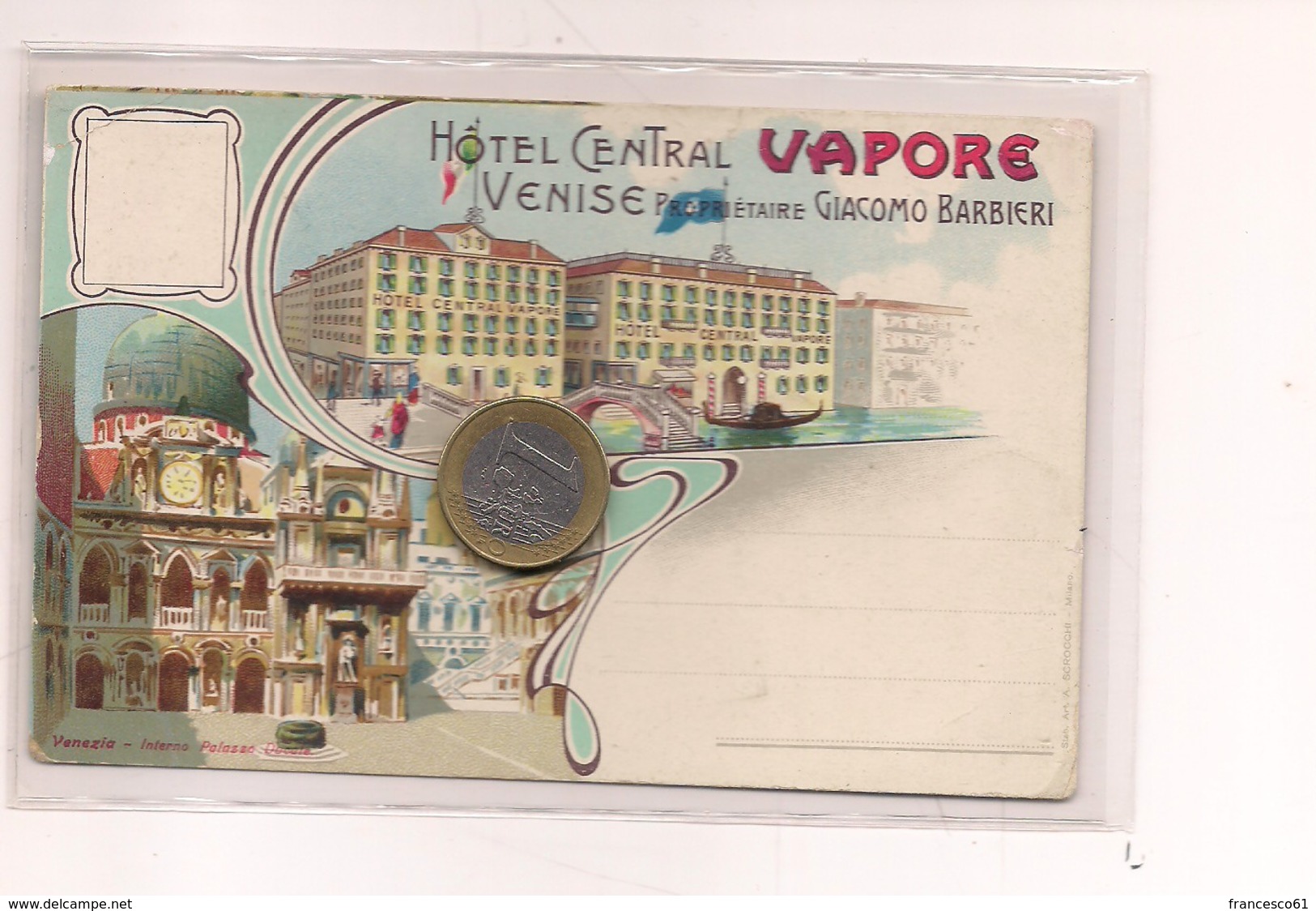 2686) Veneto VENEZIA Gruss LITHO 1898 Viaggiata Senza Linee Divisorie Recto - Greetings From...