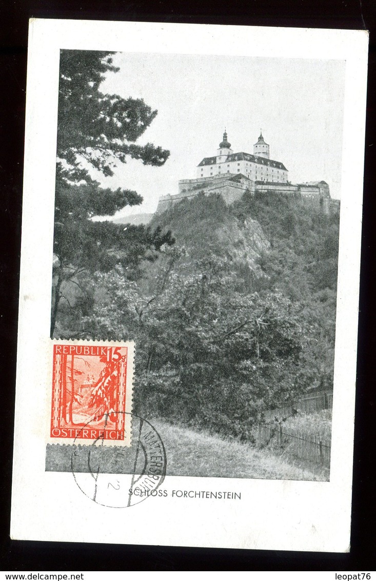 Autriche - Carte Maximum 1948 - Château De Fochstenstein - N18 - Cartoline Maximum