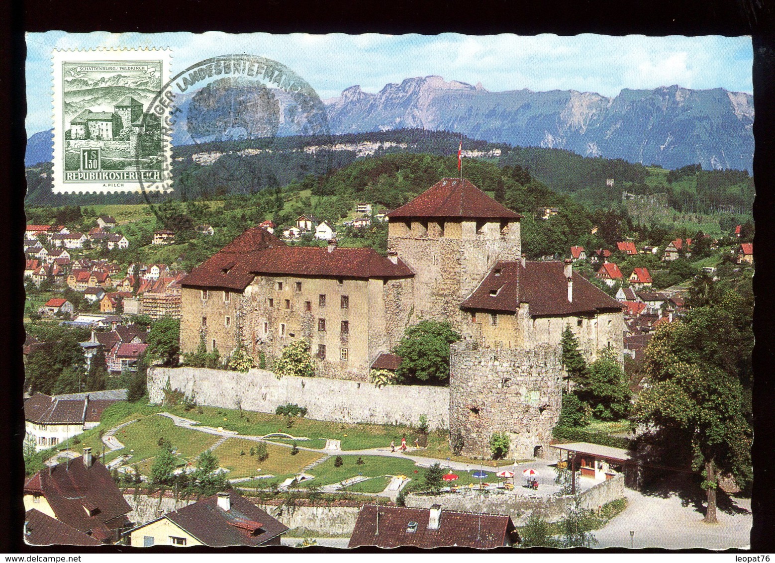 Autriche - Carte Maximum  - Château De Feldkirch - N19 - Maximumkaarten