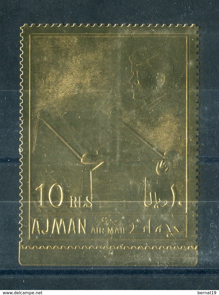 Ajman. Kennedy Gold ** MNH. - Ajman