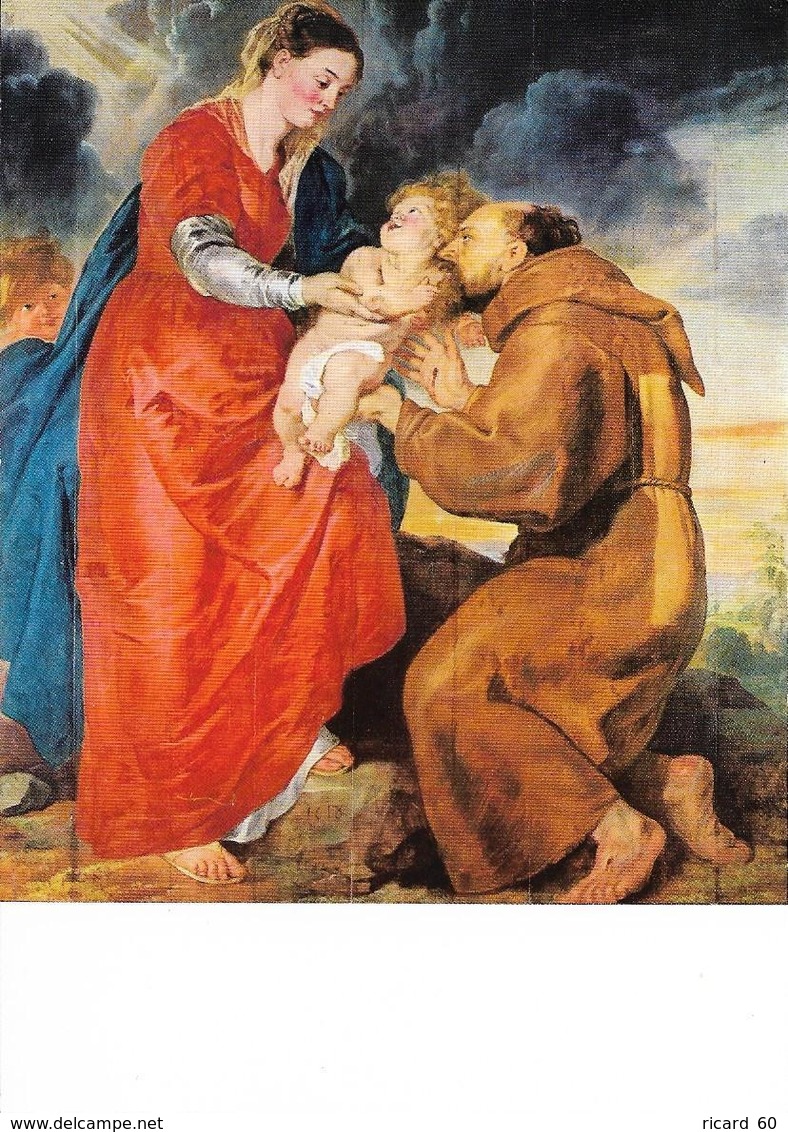 Oeuvre De Rubens, La Vierge Et St François D'assise - Peintures & Tableaux