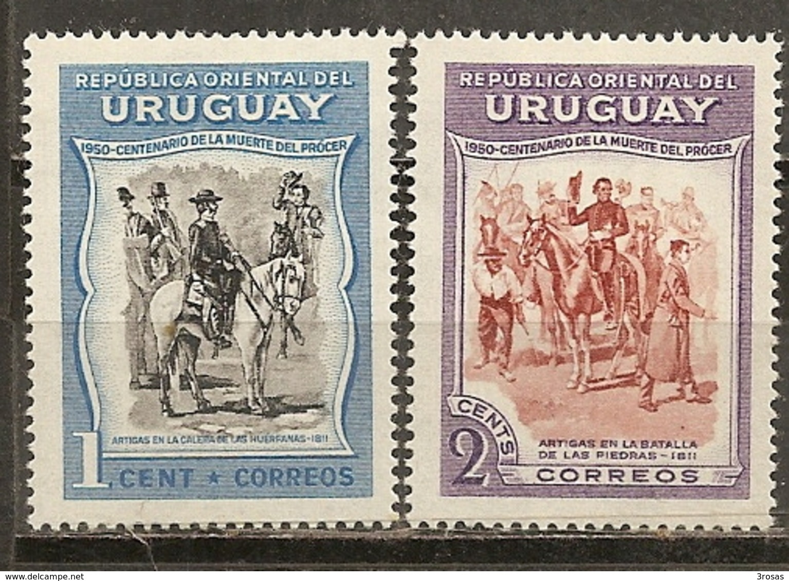 Uruguay 1952 Gen Artigas M * - Uruguay