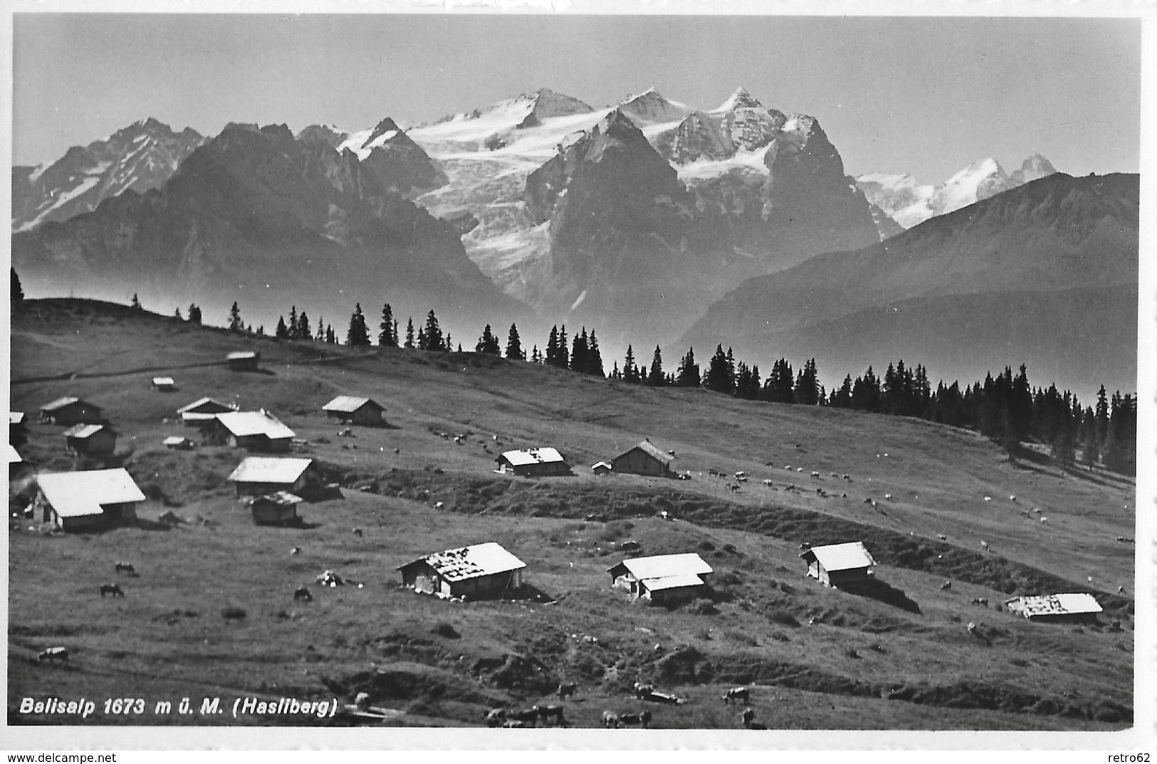 HASLIBERG → Balisalp Mit Alphütten Anno 1944 - Hasliberg