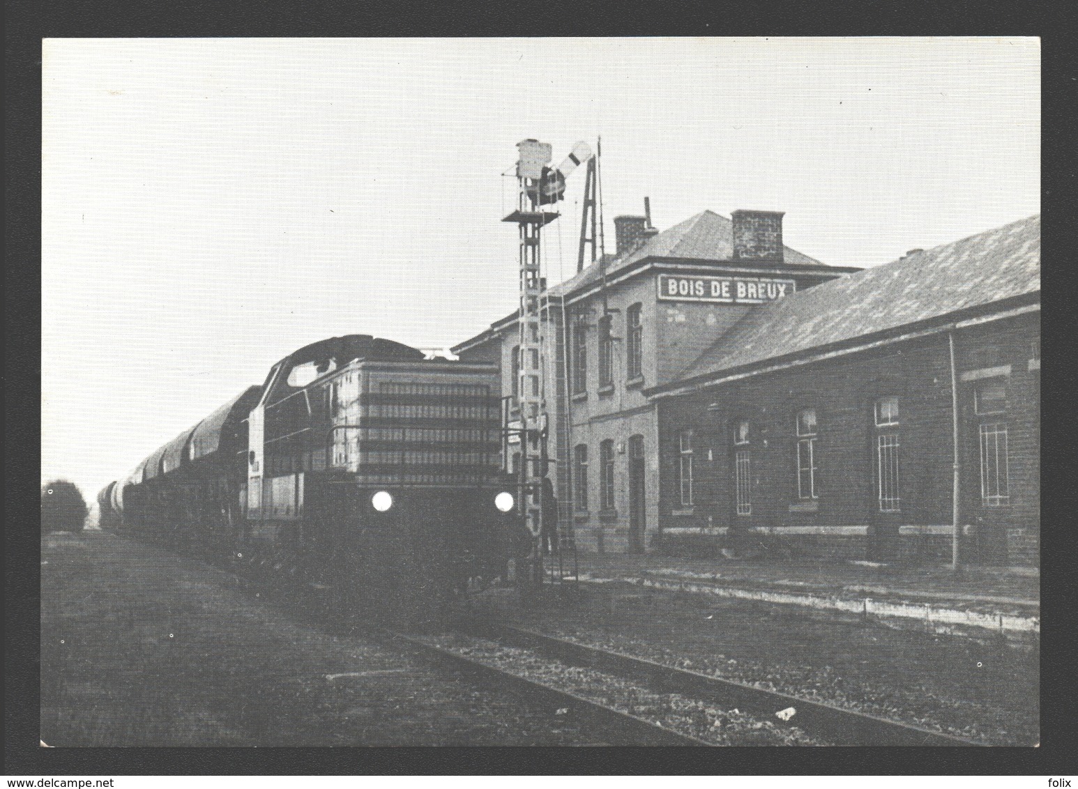 Bois De Breux Le 3 Janvier 1973 - Locomotive Se Dirigeant Vers Chenée - Locomotief / Locomotive - Train / Zug / Trein - Lüttich