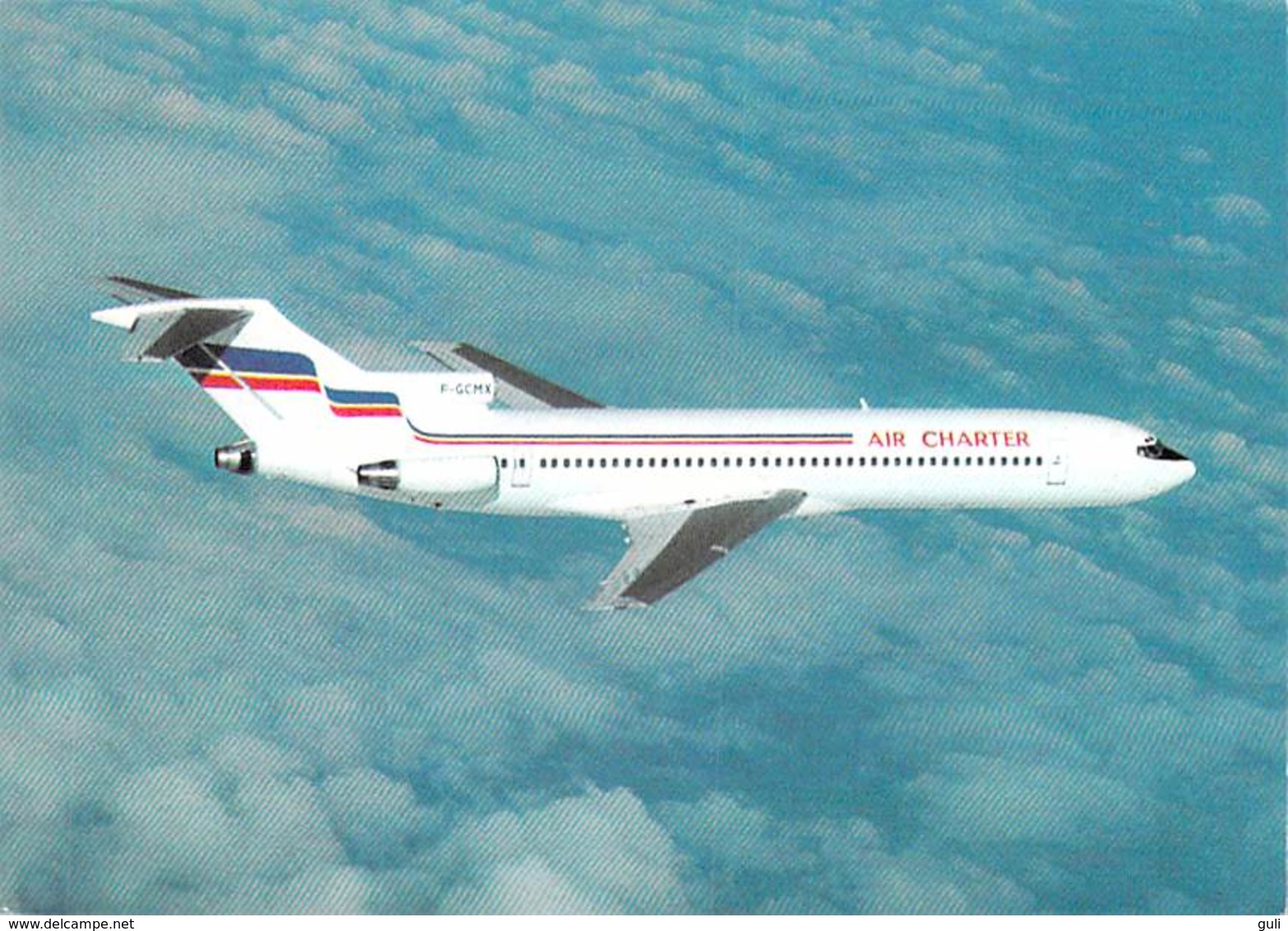 AVIATION Avion Avions AIR CHARTER AIR FRANCE Lot De 2 Cartes (2) BOEING 727 - 228 - Voir Scan R/V Des 2 Cartes*PRIX FIXE - 1946-....: Modern Era