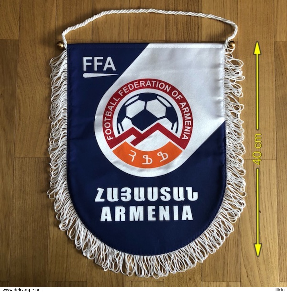 Flag (Pennant / Banderín) ZA000445 - Football (Soccer / Calcio) Armenia FFA Federation / Association / Union - Habillement, Souvenirs & Autres