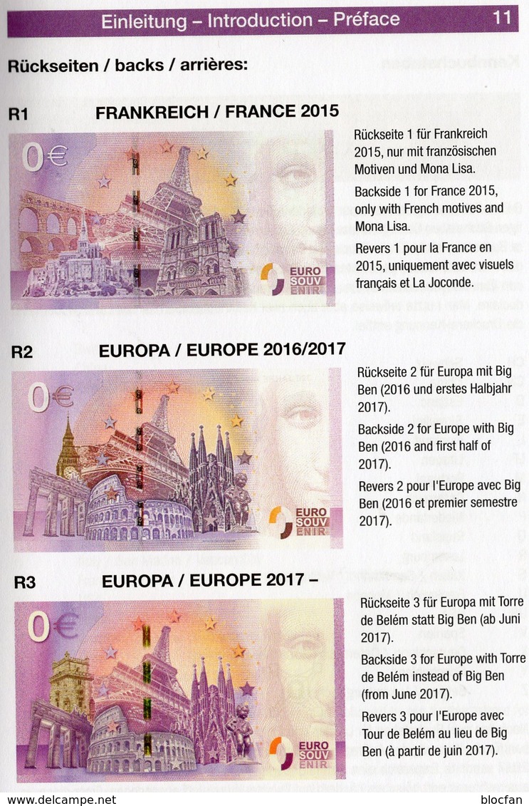 Battenberg-Katalog 0-EURO-Souvenirscheine 2018 new 20€ für Papiergeld 1.Auflage Souvenir-Noten deutsch/english/frz.