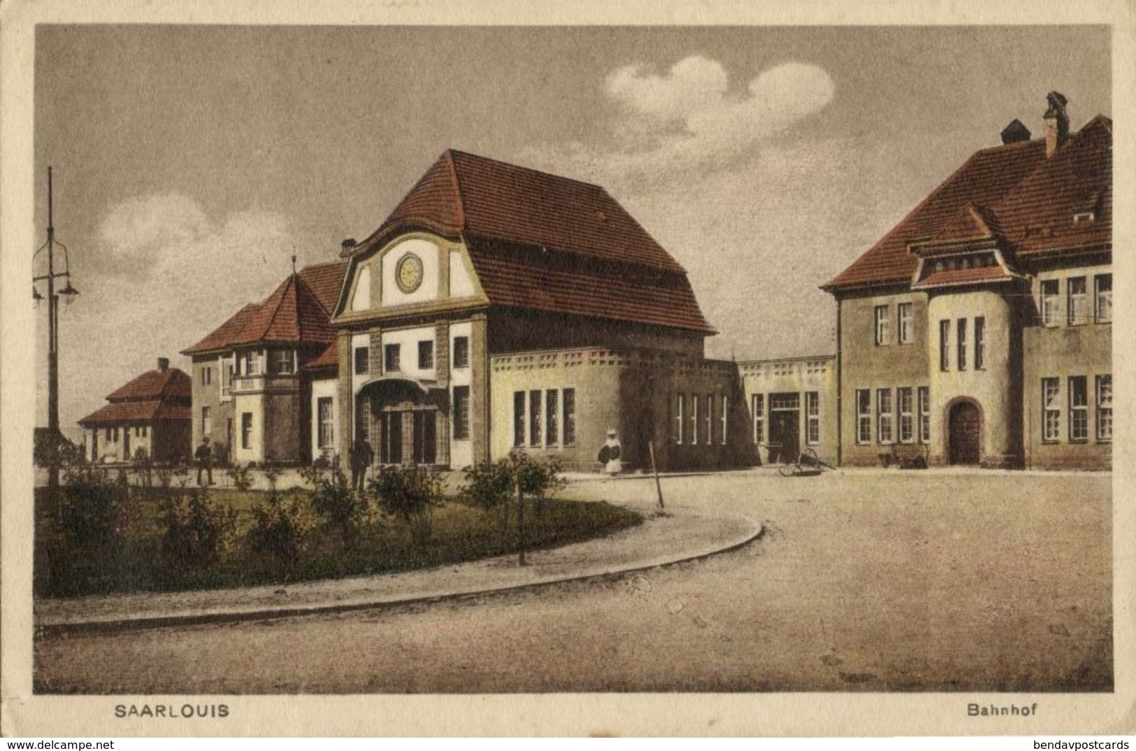SAARLOUIS, Bahnhof (1926) AK - Kreis Saarlouis