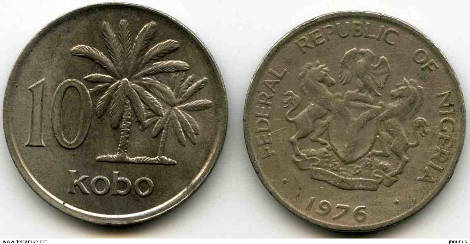 Nigeria 10 Kobo 1976 KM 10.1 - Nigeria