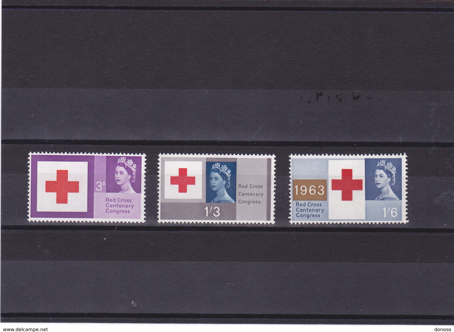 GB 1963 CROIX ROUGE  Yvert 378-380  NEUF** MNH - Neufs