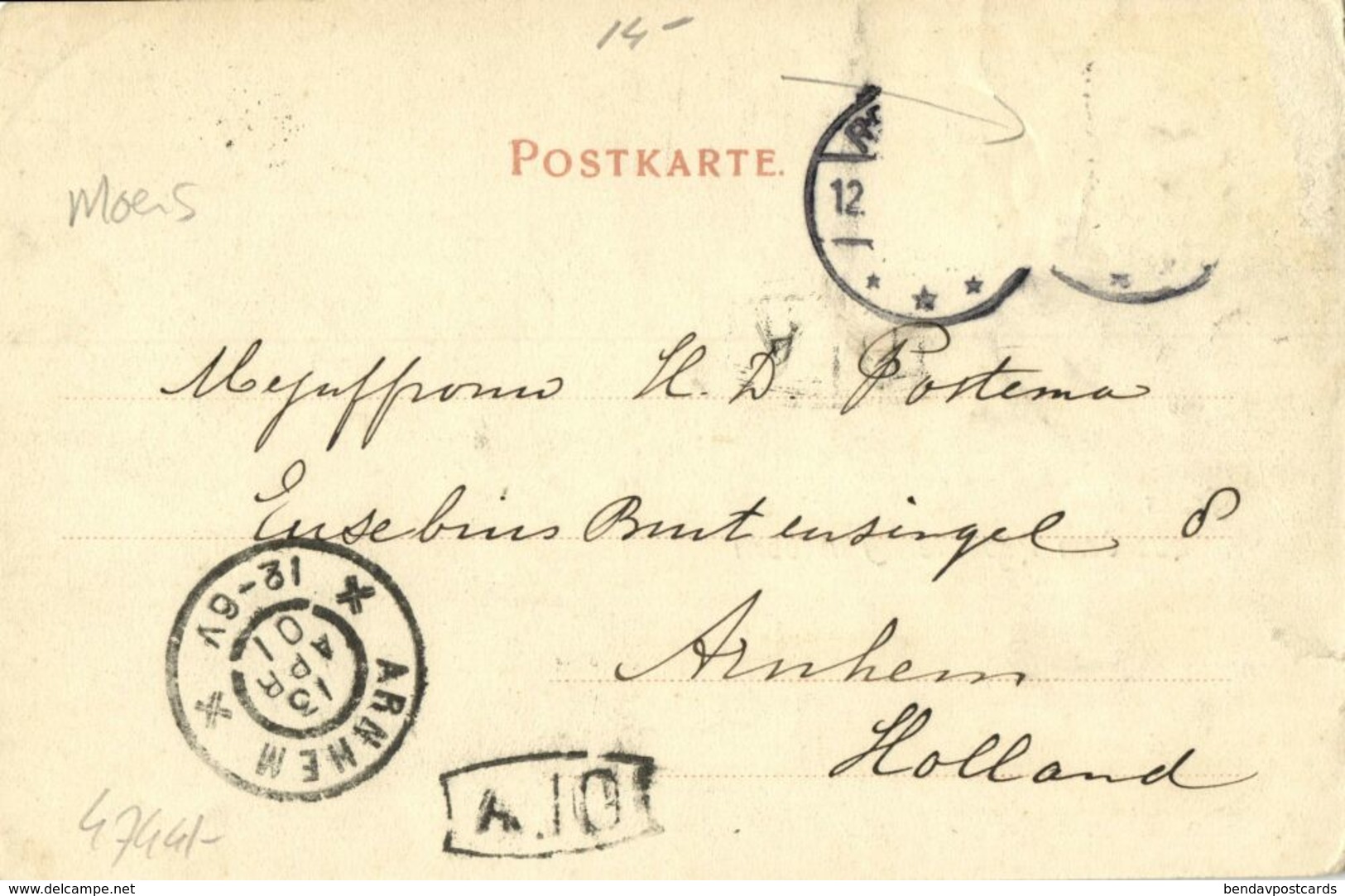 REPELEN, Herrenpark, Repelner Meer, Jungborn (1901) AK - Moers