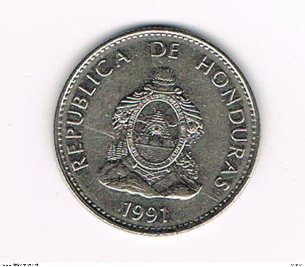 // HONDURAS  50  CENTAVOS   1991 - Honduras