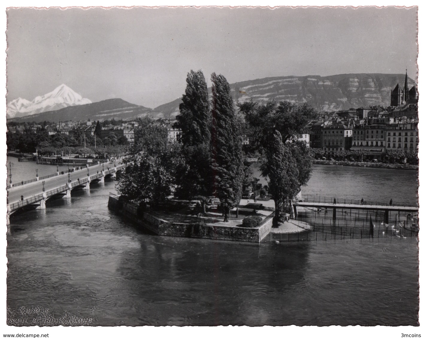 B-757 GENEVA Switzerland 1950s. Lot of 10 small photos - collection.