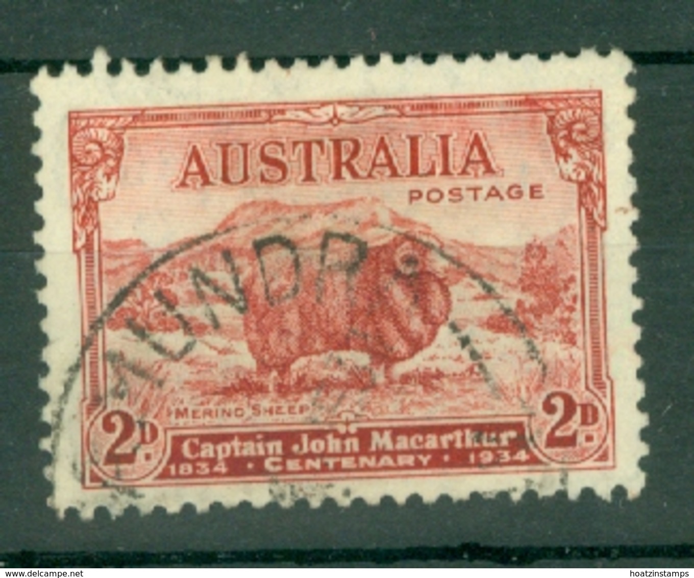 Australia: 1934   Death Centenary Of Capt John Macarthur    SG150     2d      Used - Used Stamps
