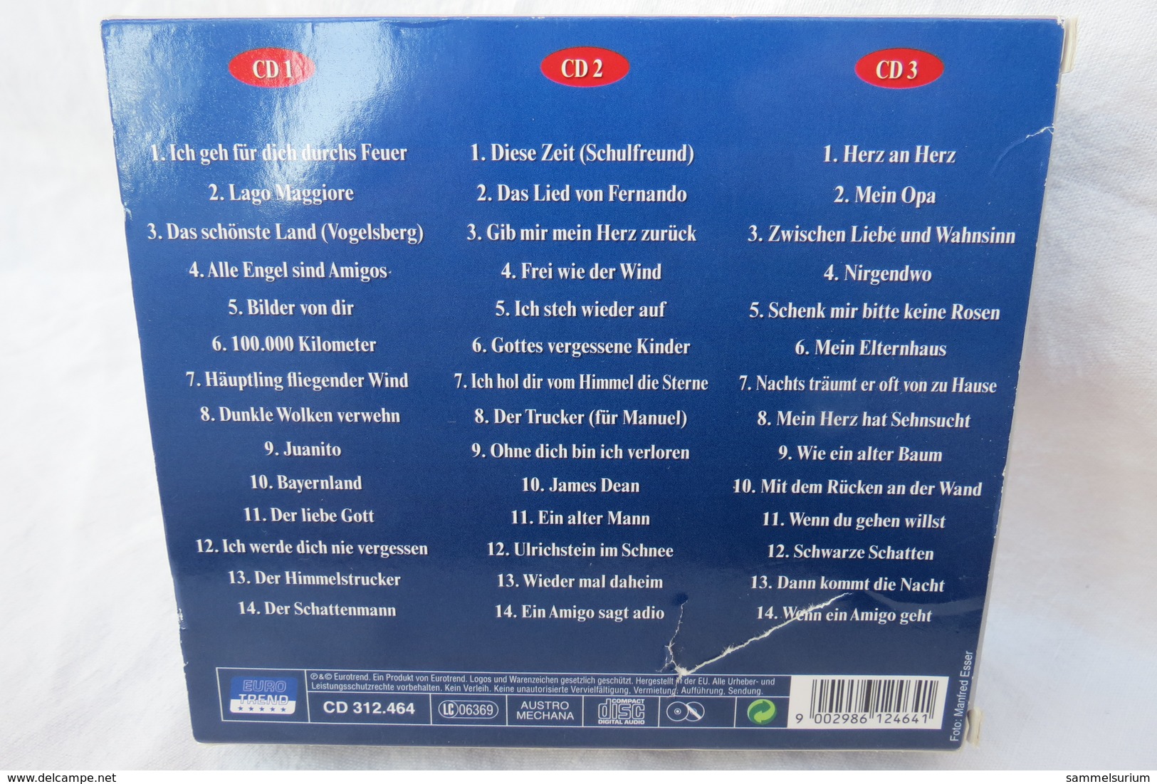 3 CDs Box "Amigos" Ihre Lieblingshits