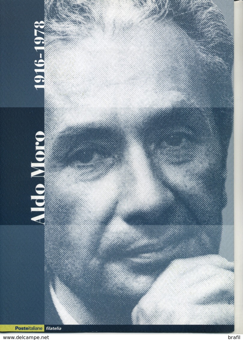 2003 Italia, Folder Aldo Moro, Al Prezzo Di Copertina - Pochettes