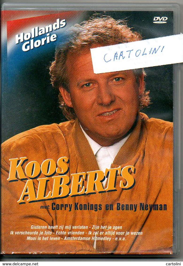Koos Alberts DVD Hollands Glorie Zanger Chanteur Sanger Singer - DVD Musicaux