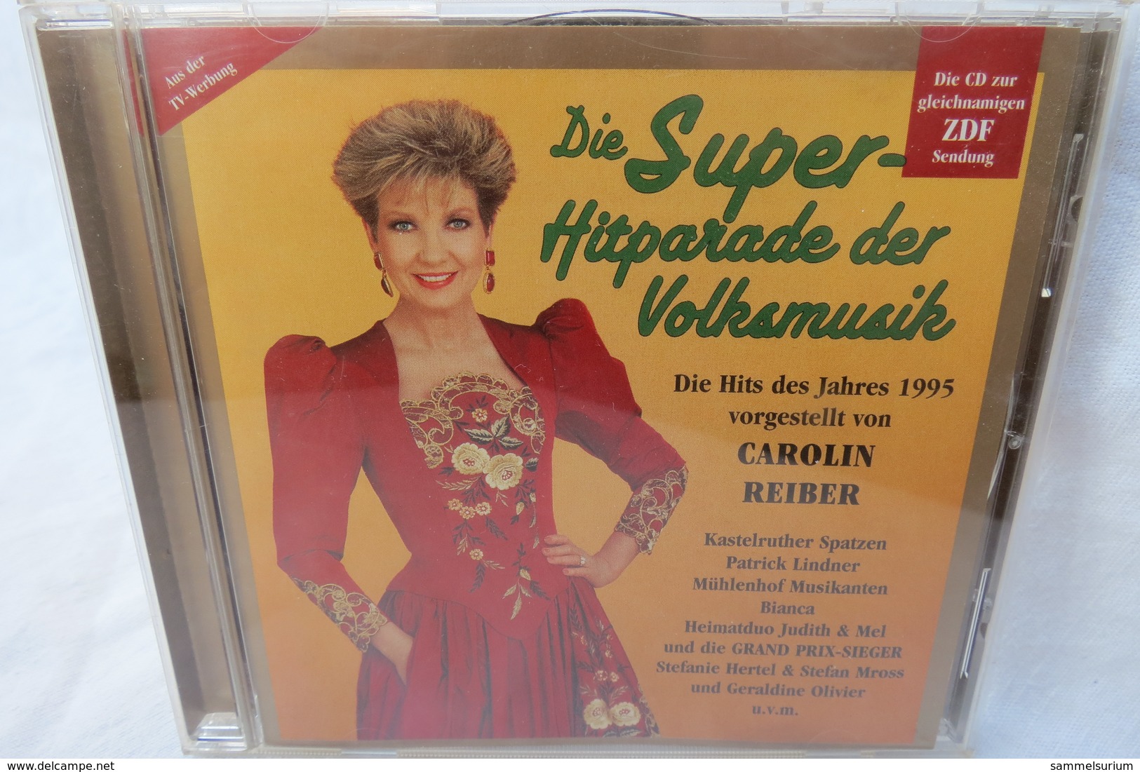 CD "Die Super-Hitparade Der Volksmusik" Vorgestellt Von Carolin Reiber - Sonstige - Deutsche Musik