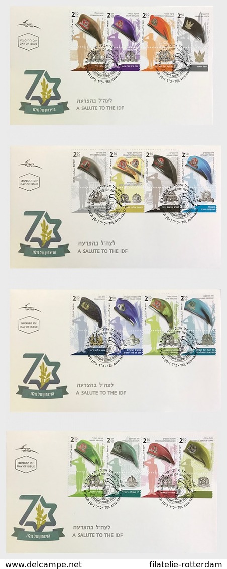 Israel - Postfris / MNH - FDC Legerbaretten 2018 - Nuevos (con Tab)