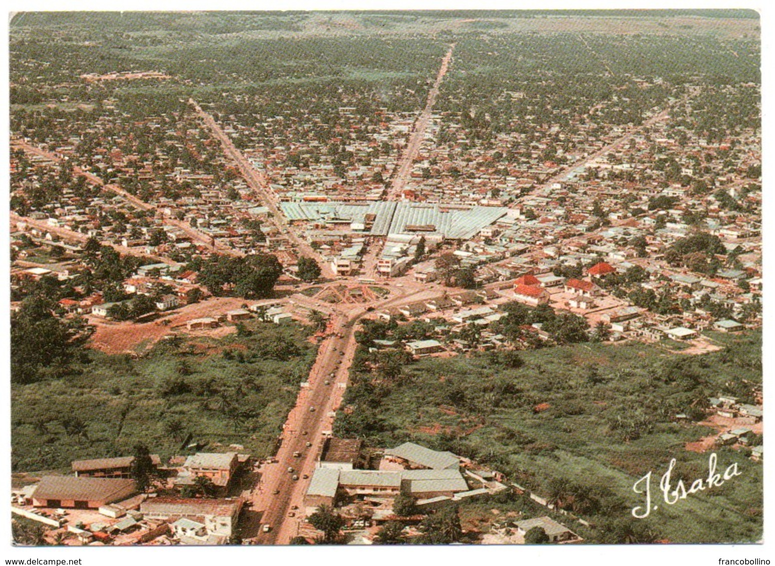 CONGO-POINTE NOIRE - VUE GENERALE DU ROND POINT LUMUMBA/ THEMATIC STAMP-CHESS / KASPAROV - Pointe-Noire