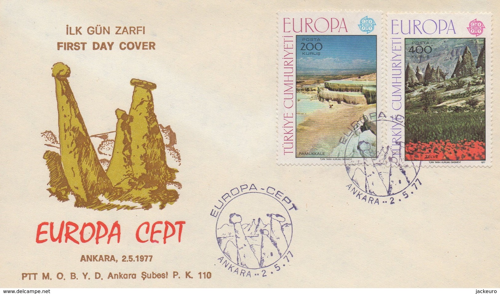 EU153  FDC 1977 EUROPA Turquie   TTB - 1977