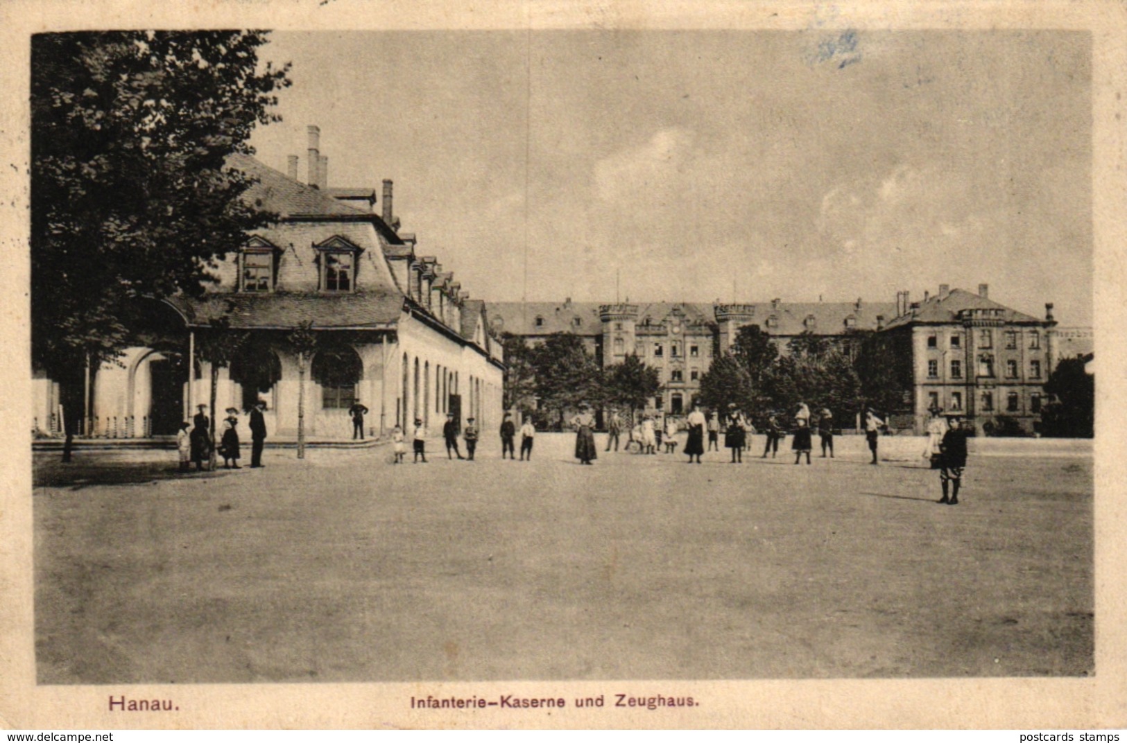 Hanau, Infanterie-Kaserne Und Zeughaus, Feldpost 1915 - Hanau