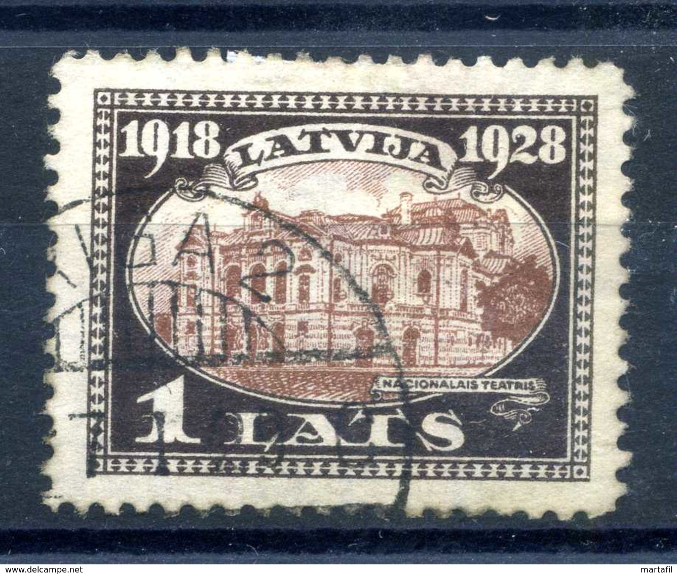 1928 LETTONIA N.142 USATO - Lettonia