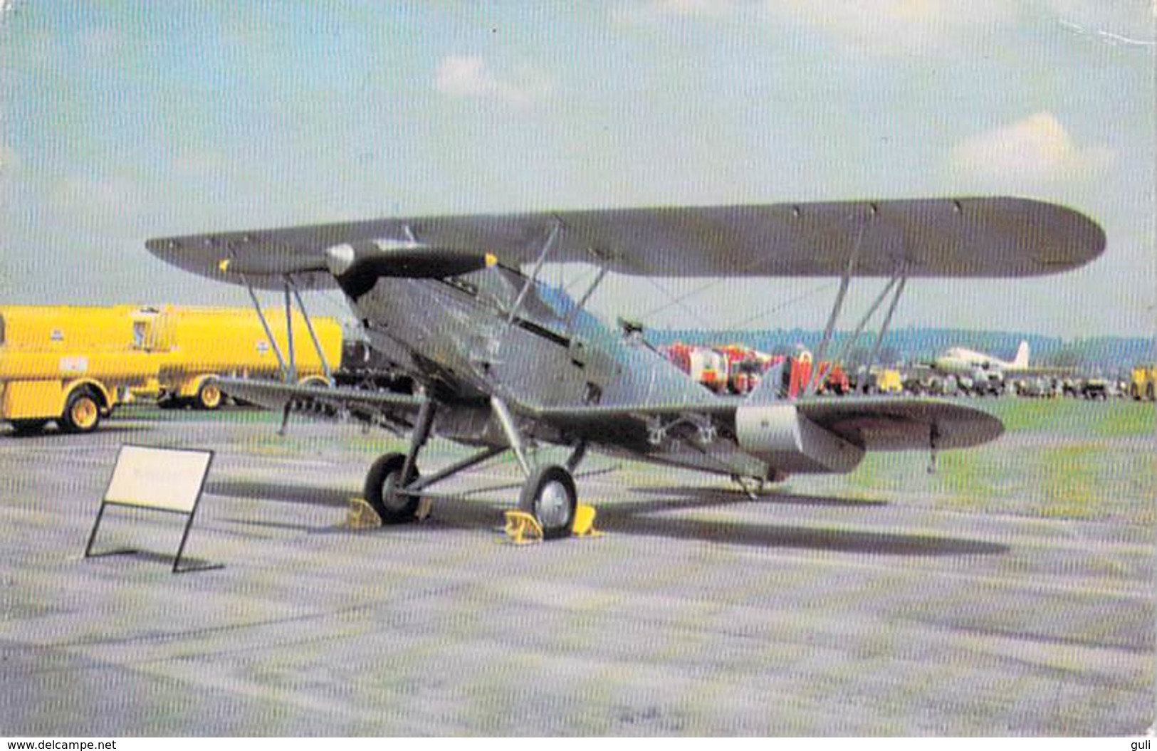 Aviation Avion Avions The HAWKER HIND (avion Militaire Biplan) (Au Dos Cachet ROYAL AIR FORCE HENDON MUSEUM )*PRIX FIXE - 1946-....: Ere Moderne