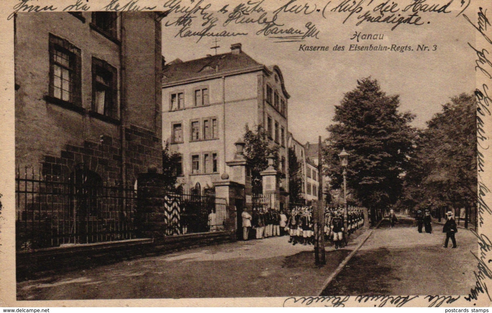 Hanau, Kaserne Des Eisenbahn-Regiments Nr. 3, 1926 - Hanau