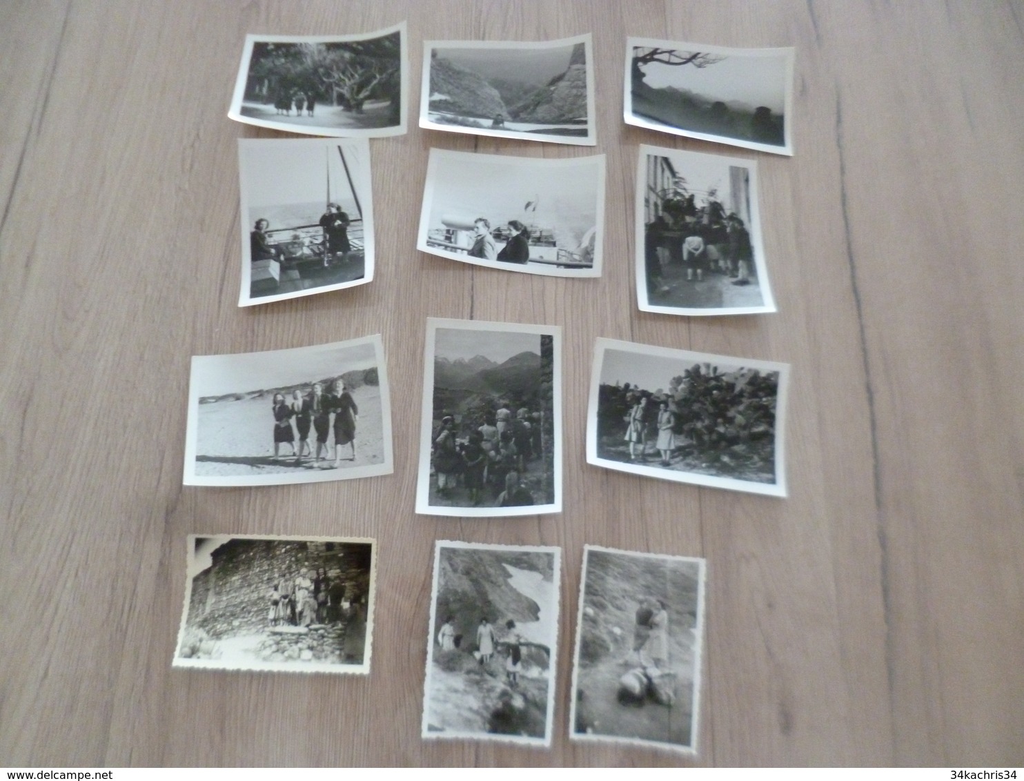 Scoutisme éclaireuses De France Lot 149  Photos Voyages Et Camps Scouts Dont Identifiées Au Dos Après Guerre TBE - Scoutisme