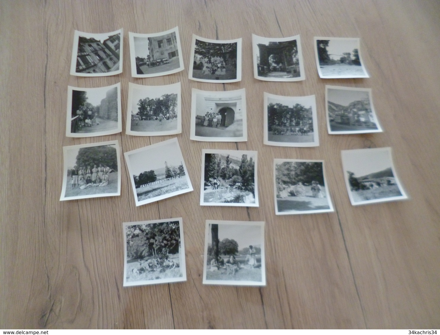 Scoutisme éclaireuses de France lot 149  photos voyages et camps scouts dont identifiées au dos après guerre TBE